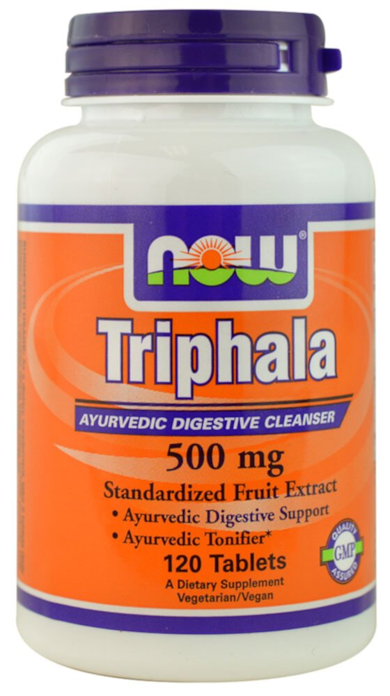 Triphala - 500 мг - 120 таблеток - NOW Foods NOW Foods