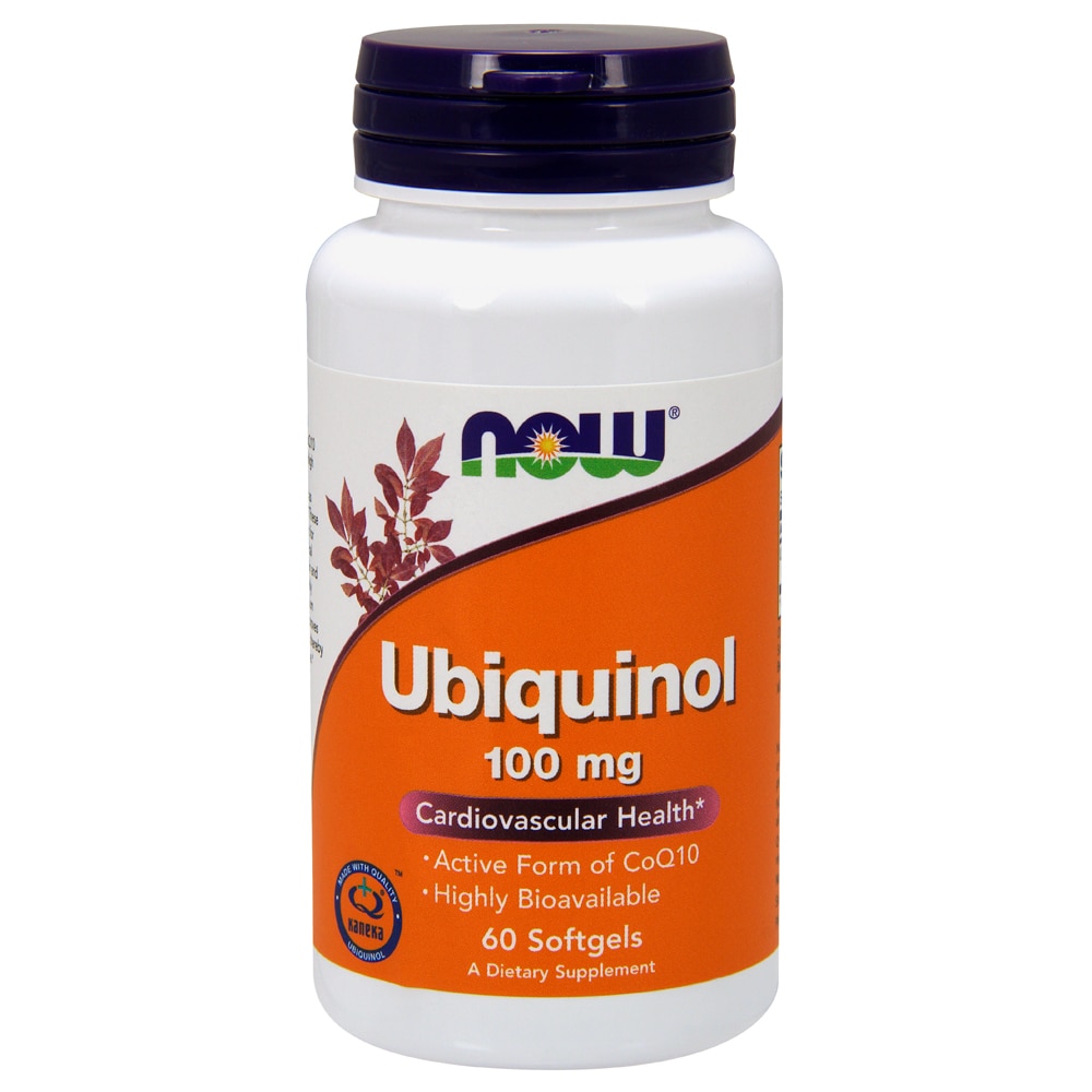 Ubiquinol - 100 мг - 60 мягких капсул - NOW Foods NOW Foods