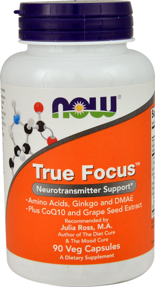 True Focus™ - 90 растительных капсул - NOW Foods NOW Foods
