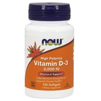 Витамин D-3 - 2000МЕ - 120 капсул - NOW Foods NOW Foods