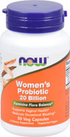 Женский пробиотик - 20 миллиардов КОЕ - 50 растительных капсул - NOW Foods NOW Foods
