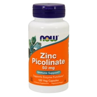 Цинк Пиколинат - 50 мг - 120 растительных капсул - NOW Foods NOW Foods