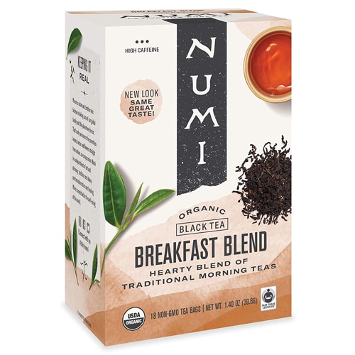 Смесь для завтрака Numi Organic Black Teas — 18 чайных пакетиков Numi