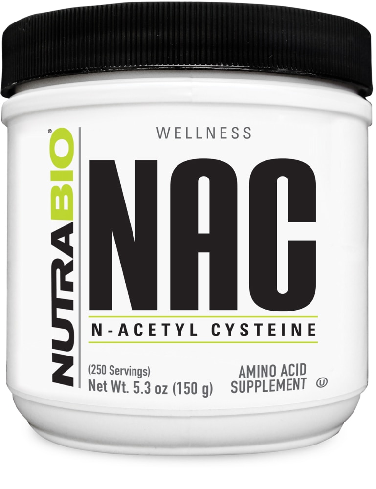 NAC N-Ацетилцистеин Порошок - 150 г - NutraBio NutraBio