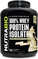 Whey Protein Isolate 5lb Alpine Vanilla -- 75 Servings (Порции) NutraBio