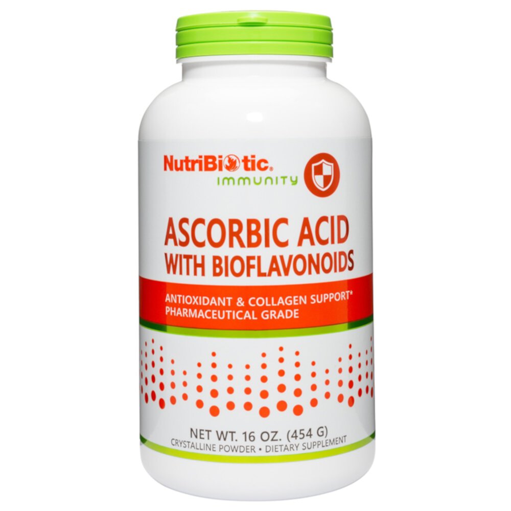 Ascorbic Acid with Bioflavonoids -- 16 oz (Унции) NutriBiotic