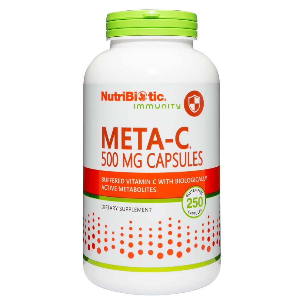 Buffered Meta-C® - 500 мг - 250 капсул - NutriBiotic NutriBiotic