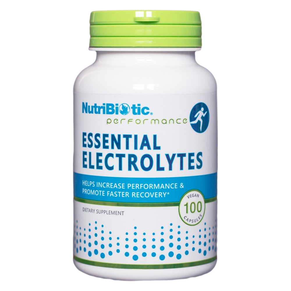 NutriBiotic Essential Electrolytes – 100 веганских капсул NutriBiotic
