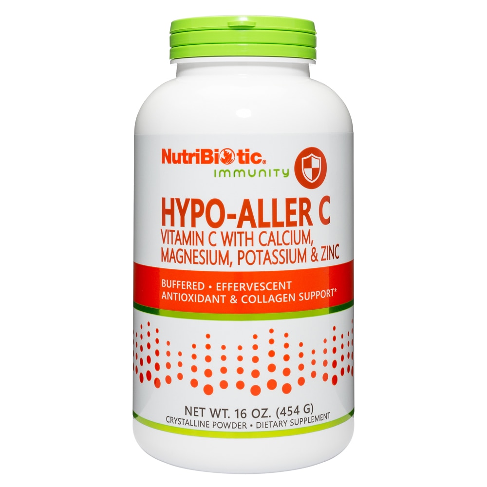 Hypo-Aller C Buffered Effervescent Crystalline Powder (Порошок) -- 16 oz (Унции) NutriBiotic