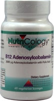 B12 Аденозилкобаламин - 3000 мкг - 60 леденцов - Nutricology Nutricology