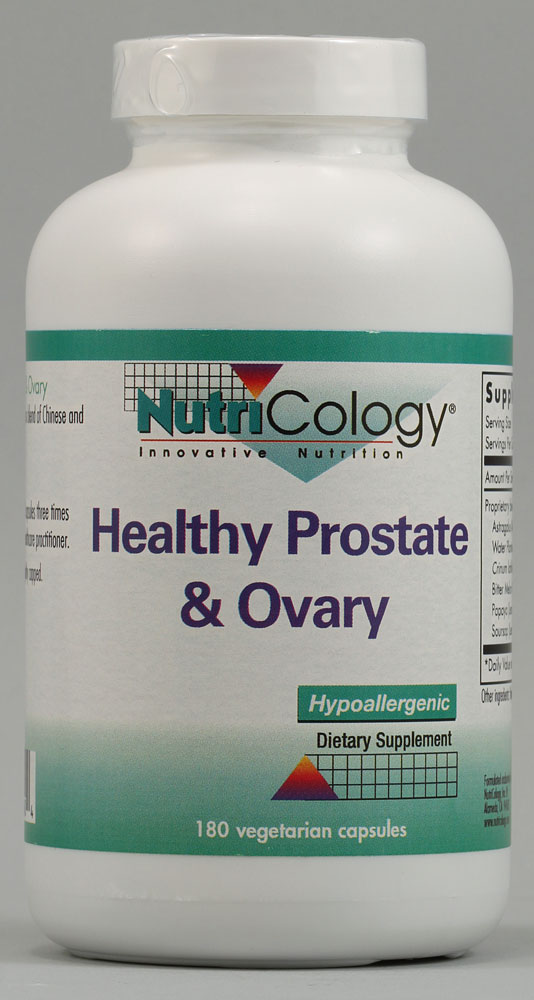 Healthy Prostate and Ovary -- 180 Vegetarian Capsules (Вегетарианские капсулы) Nutricology