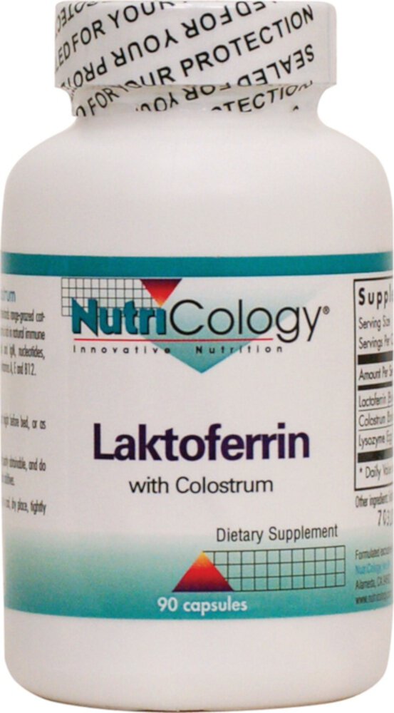Лактоферрин с Колострумом - 90 капсул - Nutricology Nutricology