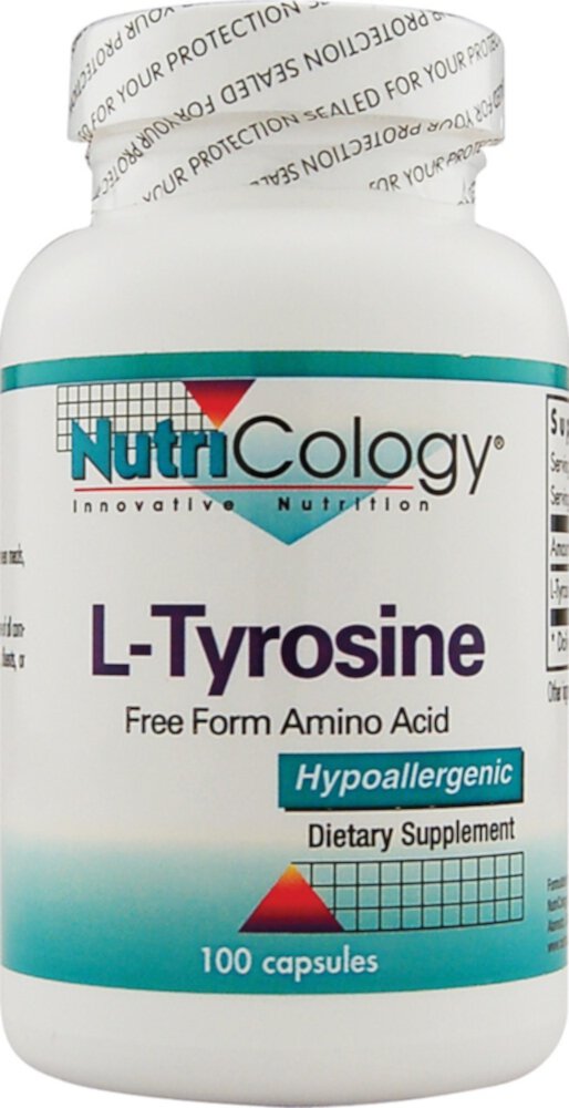 NutriCology L-тирозин — 100 капсул Nutricology