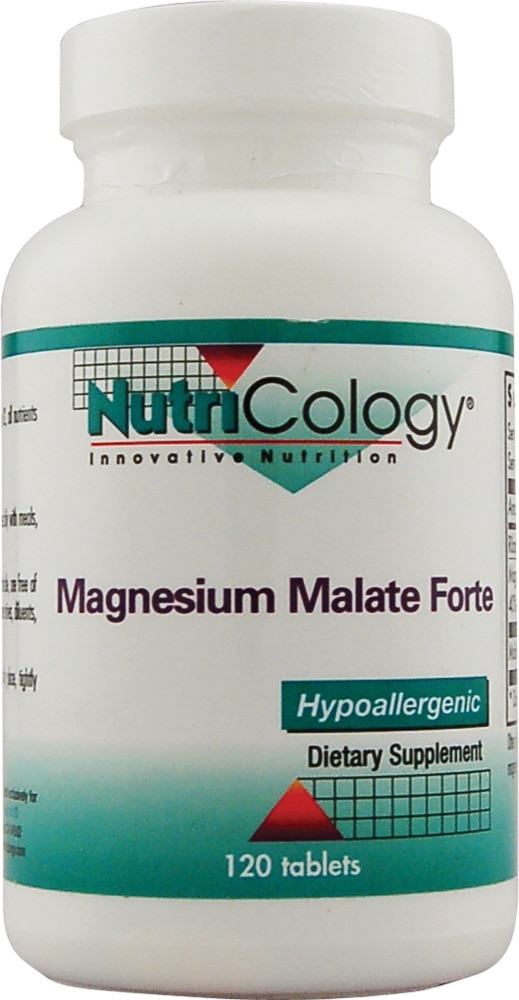 NutriCology Magnesium Malate Forte -- 120 таблеток Nutricology
