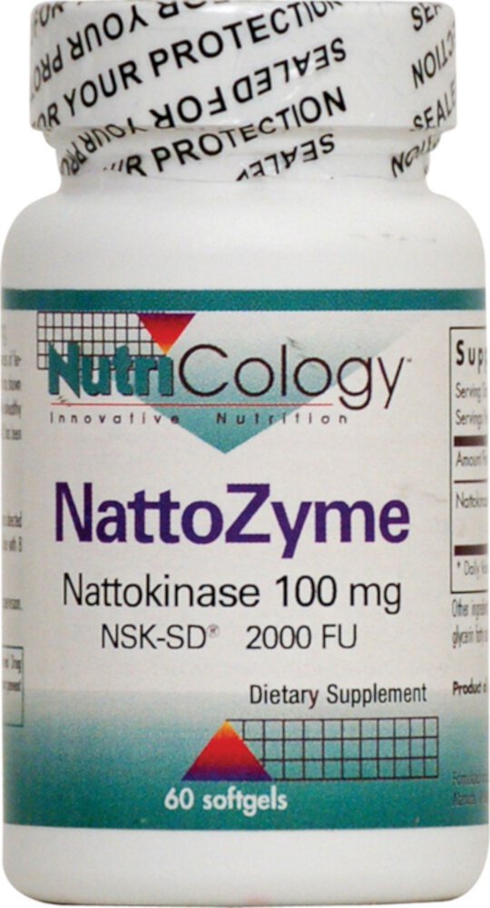 NattoZyme -- 100 mg - 60 softgels Nutricology