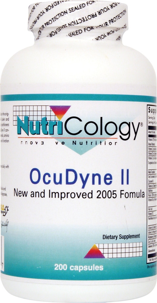 Ocudyne II -- 200 Capsules (Капсулы) Nutricology