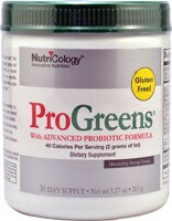 Pro Greens With Advanced Probiotic Formula -- 9.27 oz (Унции) Nutricology