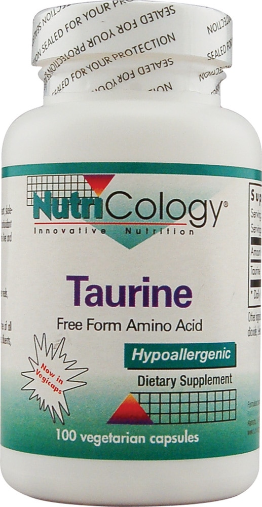 Taurine -- 100 Capsules (Капсулы) Nutricology