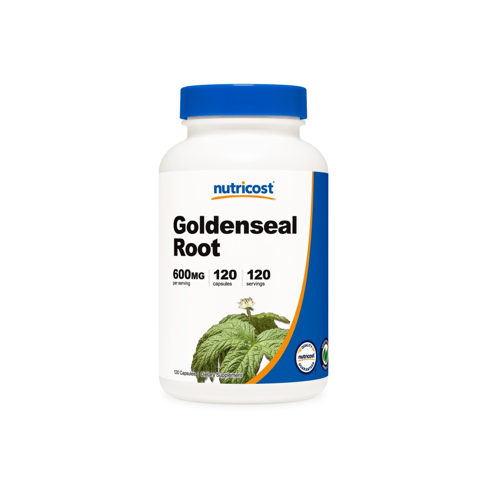 Goldenseal Root -- 600 mg - 120 Capsules (Капсулы) Nutricost