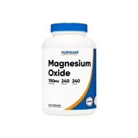 Magnesium Oxide -- 750 mg - 240 Capsules (Капсулы) Nutricost