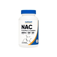NAC N-Acetyl L-Cysteine - 600мг - 180 капсул - Nutricost Nutricost