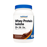 Изолят сывороточного протеина из молочного шоколада — 2 фунта Nutricost