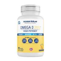 Oceanblue Omega-3 2100 Natural Organge высокой эффективности — 60 мягких желатиновых капсул Oceanblue