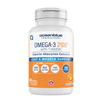 Professional Omega 3 - 2100 with Turmeric -- 60 Softgels (Мягкие капсулы) Oceanblue