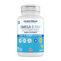 Professional Omega 3 - 2100 with Vitamin K2 & D3 -- 60 Softgels (Мягкие капсулы) Oceanblue