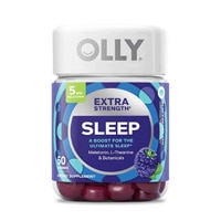 Extra Strength Sleep Gummies (Жевательные конфеты) Blackberry Zen -- 50 Gummies OLLY