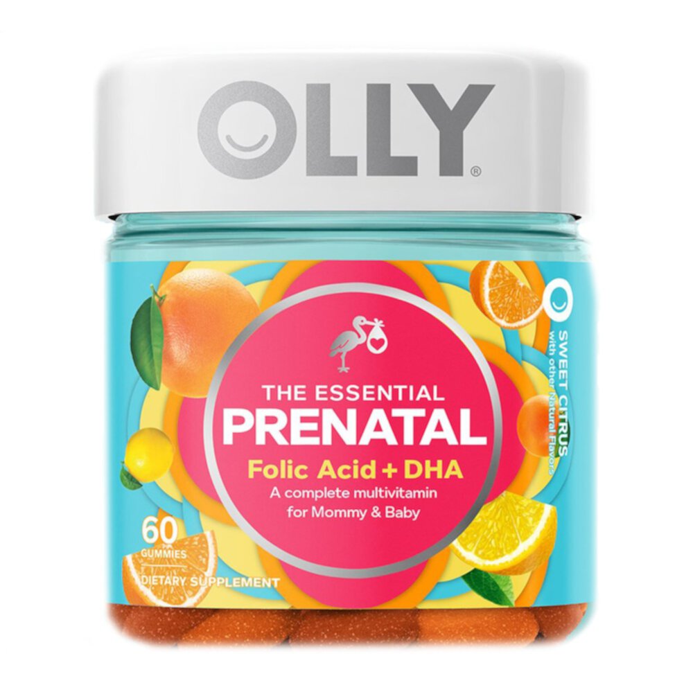 The Essential Prenatal Sweet Citrus -- 60 Gummies (Жевательные конфеты) OLLY