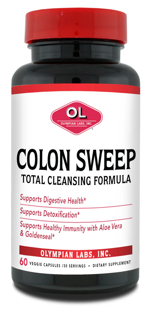 Colon Sweep - Total Cleansing Formula -- 60 Veggie Caps (Вегетарианские капсулы) Olympian Labs