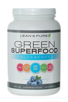 Lean & Pure™ Green Superfood Blueberry -- 50 Servings (Порции) Olympian Labs