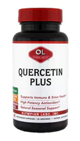 Quercetin Plus Vitamin C -- 1 g - 60 Vegetarian Capsules (Вегетарианские капсулы) Olympian Labs