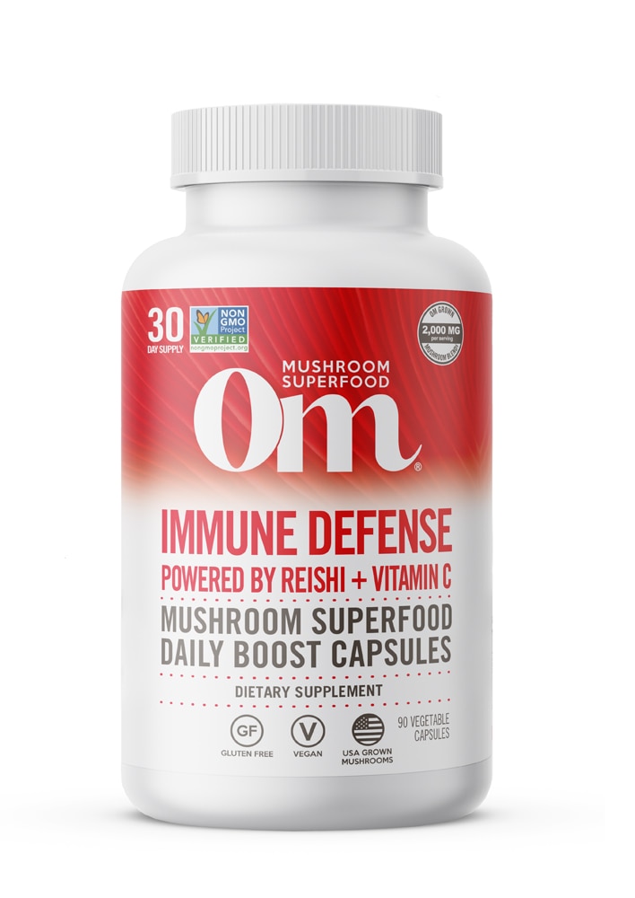 Immune Defense Capsules (Капсулы) -- 697 mg - 90 Vegetarian Capsules (Вегетарианские капсулы) OM