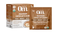 Mushroom Powered Coffee Latte Blend -- 10 Packets (Пакеты ) OM