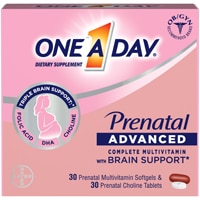 Womens Prenatal Advanced с холином 30+30, 60 таблеток и мягких капсул One-A-Day