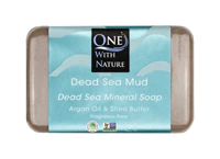 Минеральное мыло Мертвого моря с грязью Мертвого моря — 7 унций One with Nature