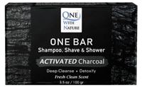 One With Nature Grooming Bar Detox Активированный уголь — 3,5 унции One with Nature