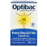 Optibac Every Day Extra Probiotics — 20 миллиардов КОЕ — 30 капсул Optibac
