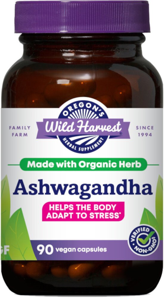 Ashwagandha -- 90 Vegan Capsules (Веганские капсулы) Oregon's Wild Harvest