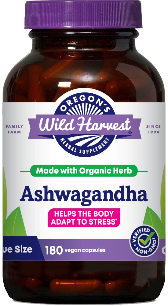 Ashwagandha -- 180 Vegan Capsules (Веганские капсулы) Oregon's Wild Harvest