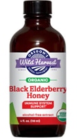 Black Elderberry Honey Alcohol Free Extract -- 4 fl oz (Жидкие унции) Oregon's Wild Harvest