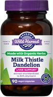 Milk Thistle Dandelion -- 90 Vegan Capsules (Веганские капсулы) Oregon's Wild Harvest