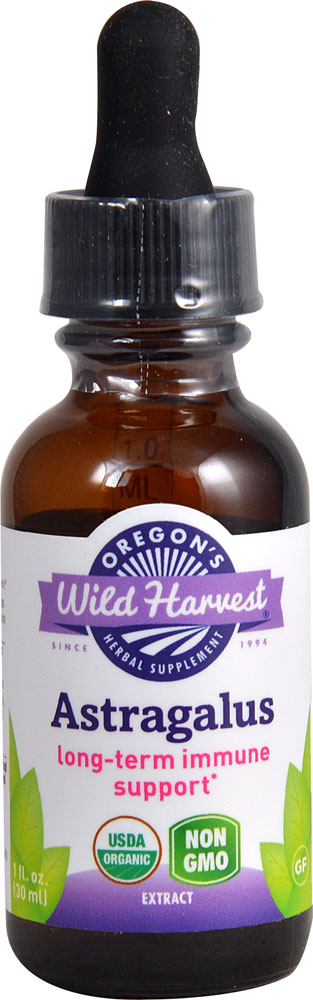 Organic Astragalus Extract -- 1 fl oz (Жидкие унции) Oregon's Wild Harvest