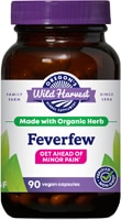 Organic Feverfew -- 90 Vegan Capsules (Веганские капсулы) Oregon's Wild Harvest