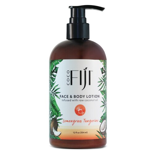 Увлажняющий лосьон для лица и тела с лимонной травой и мандарином, 354 мл Organic Fiji