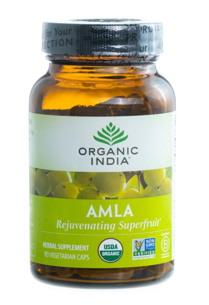 Амла -- 90 вегетарианских капсул Organic India