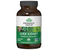 Liver Kidney -- 180 Vegetarian Capsules (Вегетарианские капсулы) Organic India