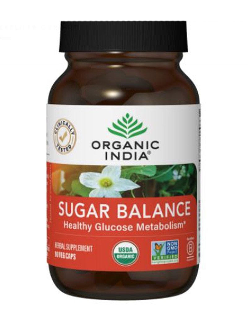 Sugar Balance - Поддержка уровня сахара в крови - 90 капсул - Organic India Organic India